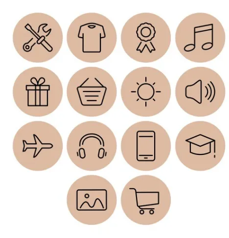 کاور هایلایت اینستاگرام ساده